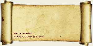 Žaklina Janošević vizit kartica